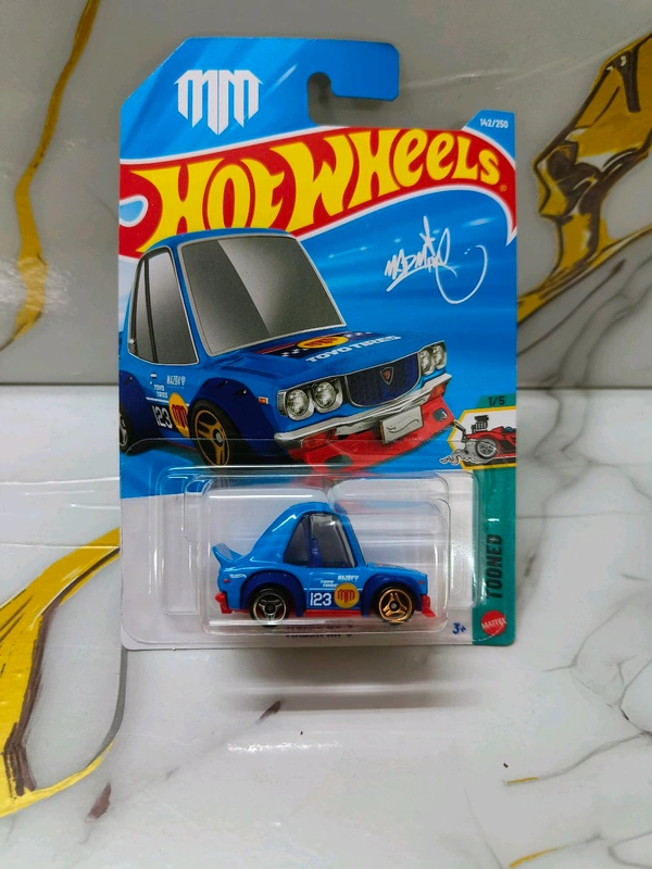 Hot Wheels Mazda RX-3 | Tooned | Blue | 142/250