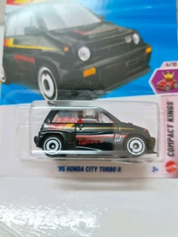 Hot Wheels 85 Honda City Turbo II | Compact Kings | Black | 105/250