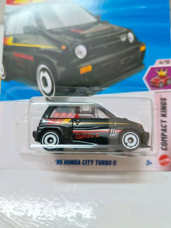 Hot Wheels 85 Honda City Turbo II | Compact Kings | Black | 105/250