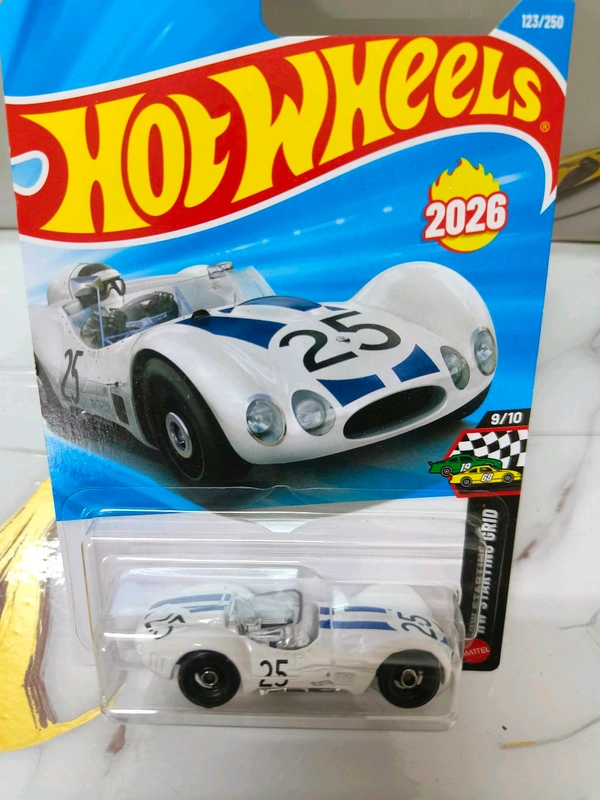 Hot Wheels Maserati Tipo 61 | HW Starting Grid | White | 123/250