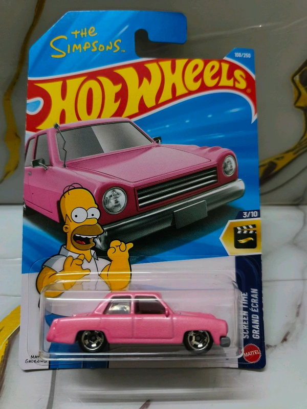 The Simpsons Family Car|  Screen Time | Pink | 108/250