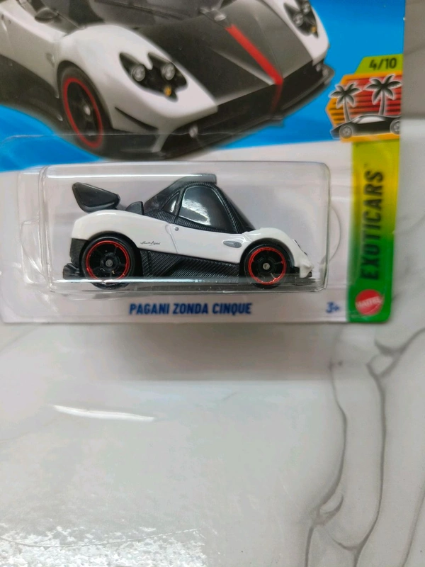 Hot Wheels Pagani Zonda Cinque | Exoticars | White | IMPORTED | 26/250