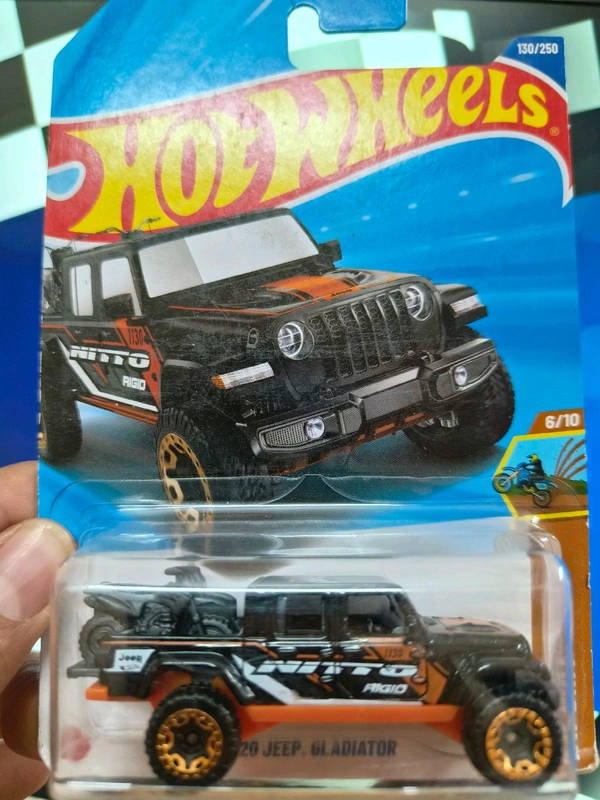 Hot Wheels '20 Jeep Gladiator | Truckin' Along | BLACK | IMPORTED | 130/250