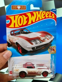 Hot Wheels '69 CORVETTE RACER | HW CELEBRATION RACERS | White | IMPORTED | 51/250