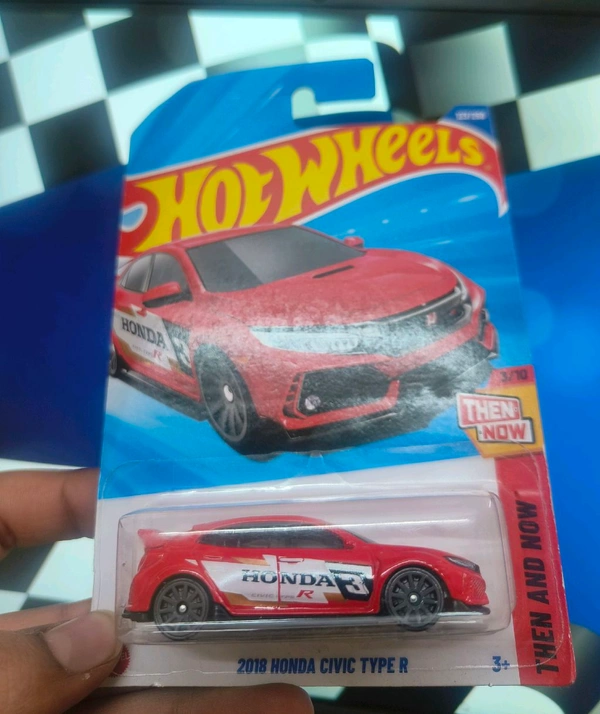 Hot Wheels 2018 HONDA CIVIC TYPE R | Then And Now | RED | IMPORTED| 123/250