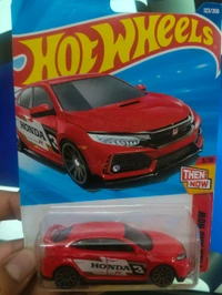 Hot Wheels 2018 HONDA CIVIC TYPE R | Then And Now | RED | IMPORTED| 123/250