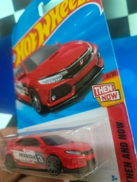 Hot Wheels 2018 HONDA CIVIC TYPE R | Then And Now | RED | IMPORTED| 123/250