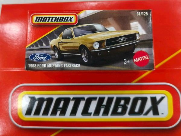 MATCHBOX | 1968 FORD MUSTANG FASTBACK | FORD | 61/125