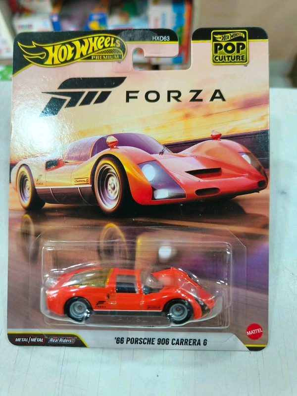 HOT WHEELS Hotwheels Premium 2026 | '66 PORSCHE 906 CARRERA 6 | FORZA | REAL RIDERS | Pop culture | HXD63