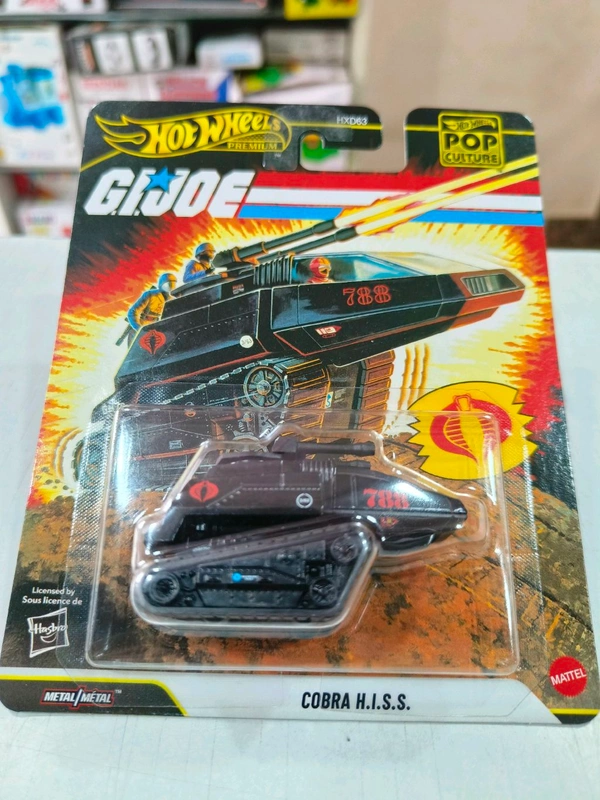 HOTWHEELS Hotwheels Premium 2026 | COBRA H.I.S.S. | G.I.JOE | REAL RIDERS | Pop culture | HXD63