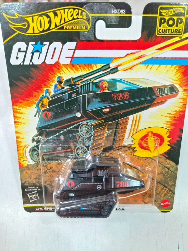 HOTWHEELS Hotwheels Premium 2026 | COBRA H.I.S.S. | G.I.JOE | REAL RIDERS | Pop culture | HXD63