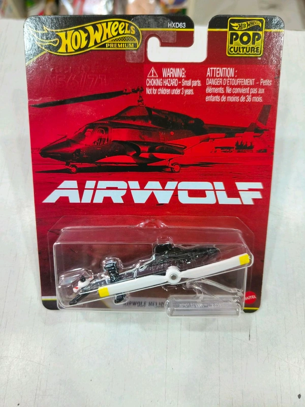 HOTWHEELS Hotwheels Premium 2026 | AIRWOLF HELICOPTER | AIRWOLF | REAL RIDERS | Pop culture | HXD63