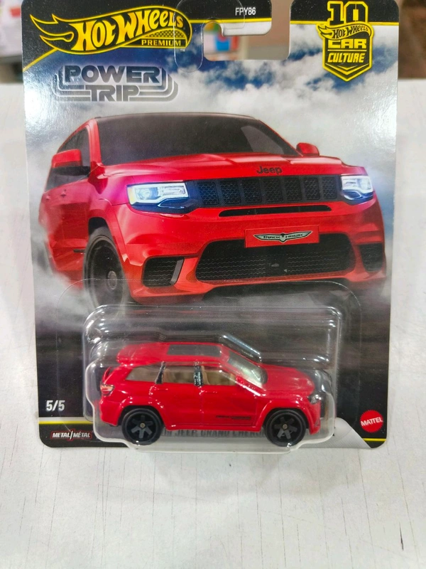 HOT WHEELS Hotwheels Premium | 2019 JEEP GRAND CHEROKEE TRACKHAWK | POWER TRIP | CAR CULTURE | REAL RIDERS | FPY86 | 5/5
