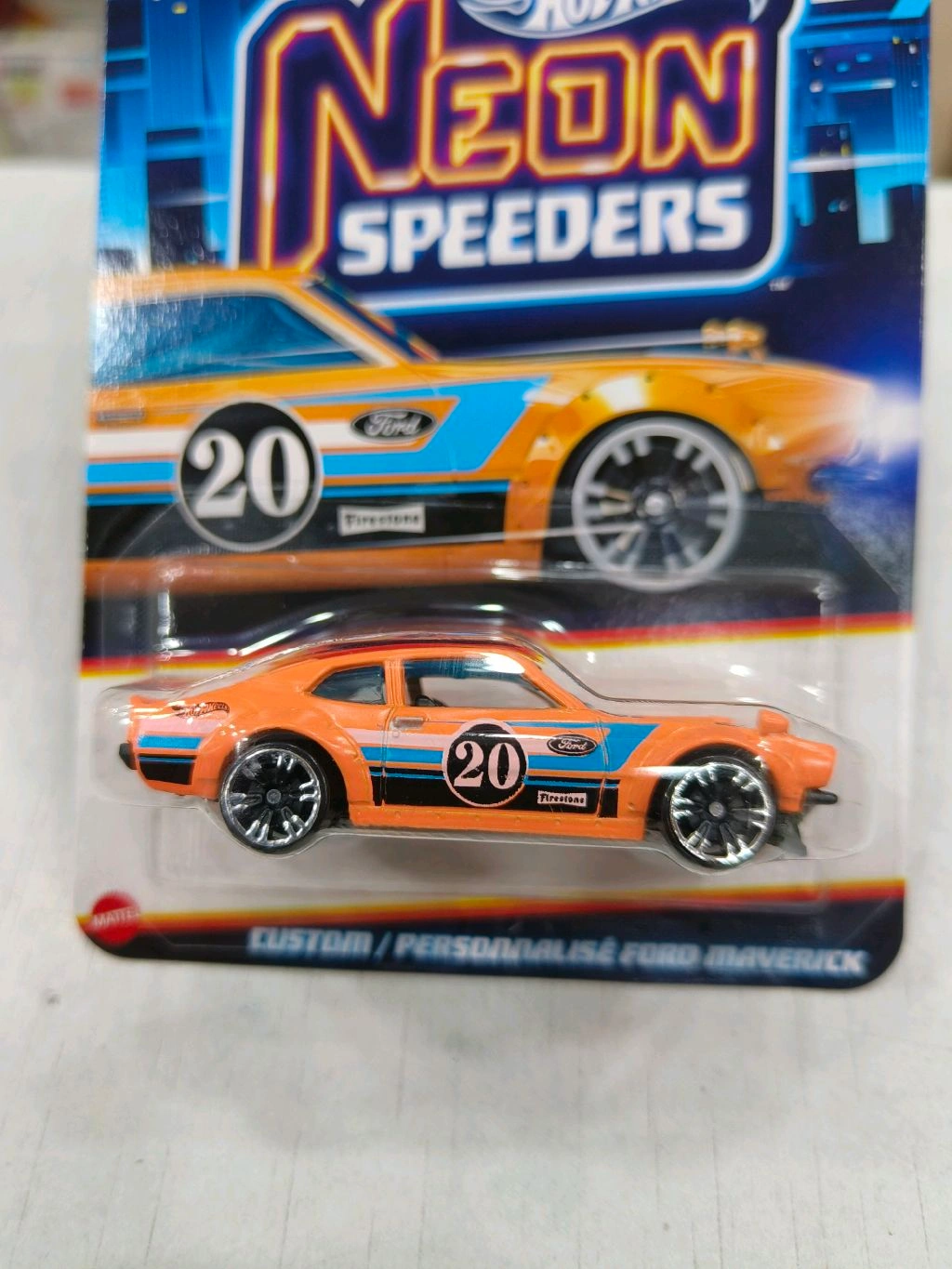 Hot Wheels NEON SPEEDERS | CUSTOM / PERSONNALISE FORD MAVERICK