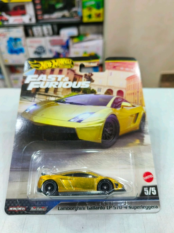 HOT WHEELS Hotwheels Premium | LAMBORGHINI GALLARDO LP 570-4 SUPERLEGGERA | FAST & FURIOUS | IMPORTED | 5/5 | FPY86