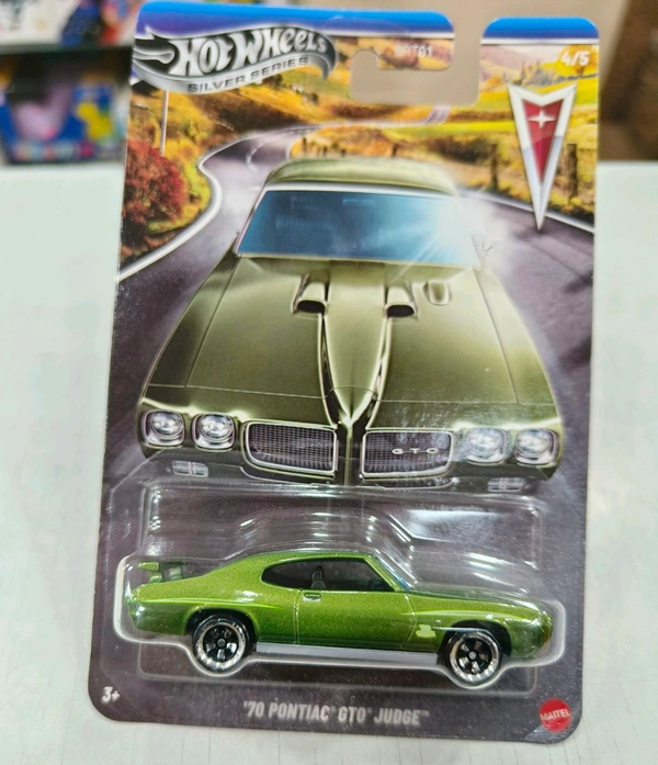 HOTWHEELS SILVER SERIES | PONTIAC SET | SET OF 5 CARS | '06 PONTIAC GTO | '84 PONTIAC FIREBIRD | '65 PONTIAC BONNEVILLE | '70 PONTIAC GTO JUDGE | '66 PONTIAC GTO | GRT01