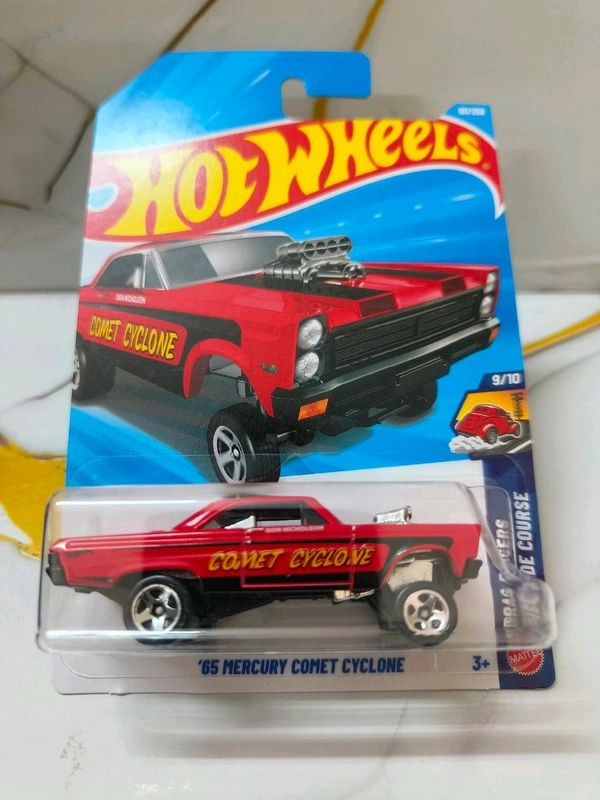 Hot Wheels 65 Mercury Comet Cyclone | Drag Racers | Red | 191/250
