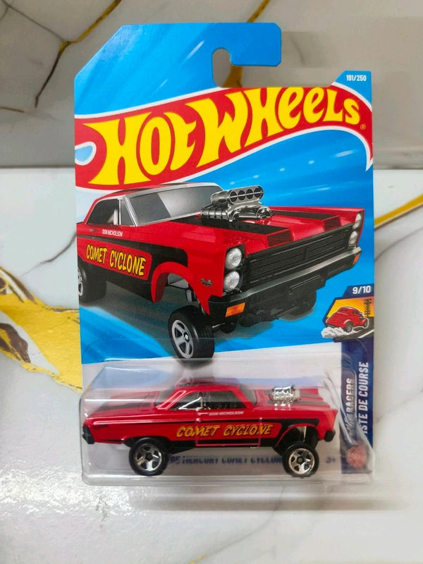 Hot Wheels 65 Mercury Comet Cyclone | Drag Racers | Red | 191/250