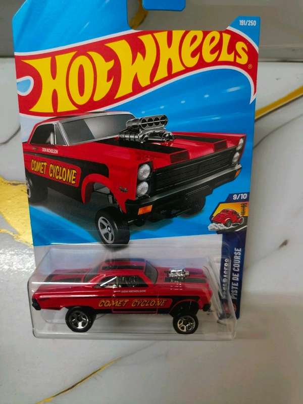 Hot Wheels 65 Mercury Comet Cyclone | Drag Racers | Red | 191/250