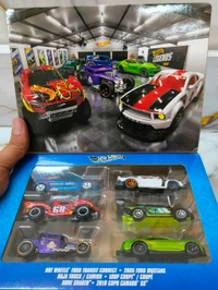 HOTWHEELS HOT WHEELS SILVER SERIES | LEGENDS TOUR SET OF 6 | Hot Wheels Ford Transit Connect | 2018 COPO Camaro SS | Loop Coupe | Bone Shaker | Baja Truck | 2005 Ford Mustang