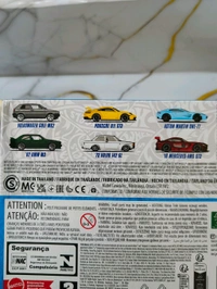HOTWHEELS HOT WHEELS SILVER SERIES | SET OF 6 CARS | Volkswagen Golf MK2 | Porsche 911 GT3 | Aston Martin One-77 | '92 BMW M3 | '73 Volvo 142 GL | '16 Mercedes-AMG GT3