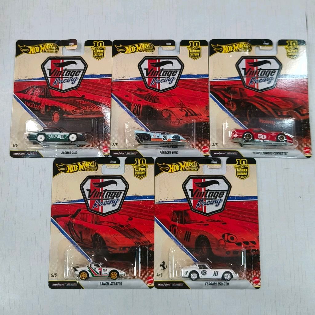 ミニカー HotWheels Vintage Racing Hot Wheels Premium 2026 | Vintage Racing Set of 5 | Ferrari 250
