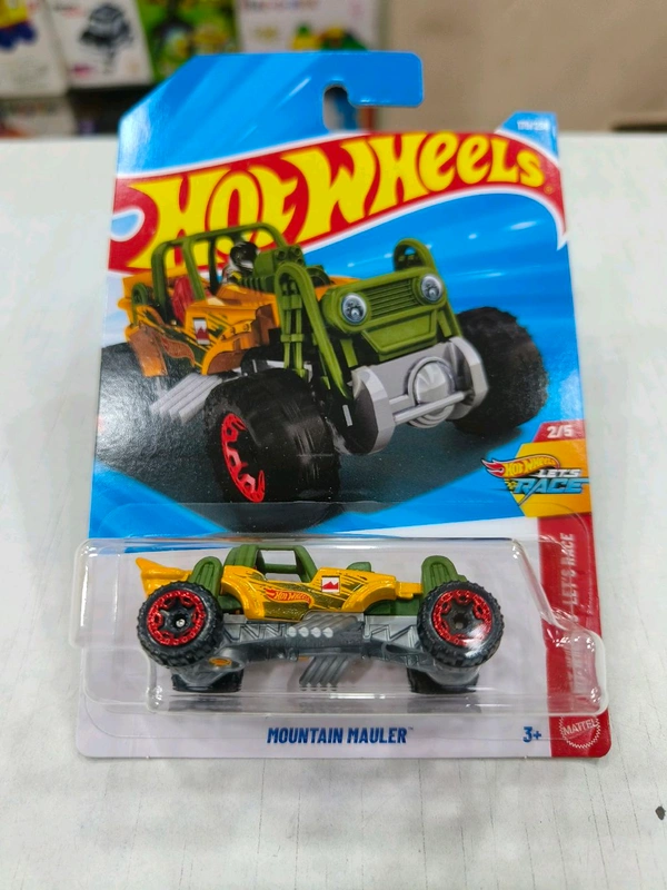 Mountain Mauler | Hot Wheels Let's Race | Yellow | 179/250