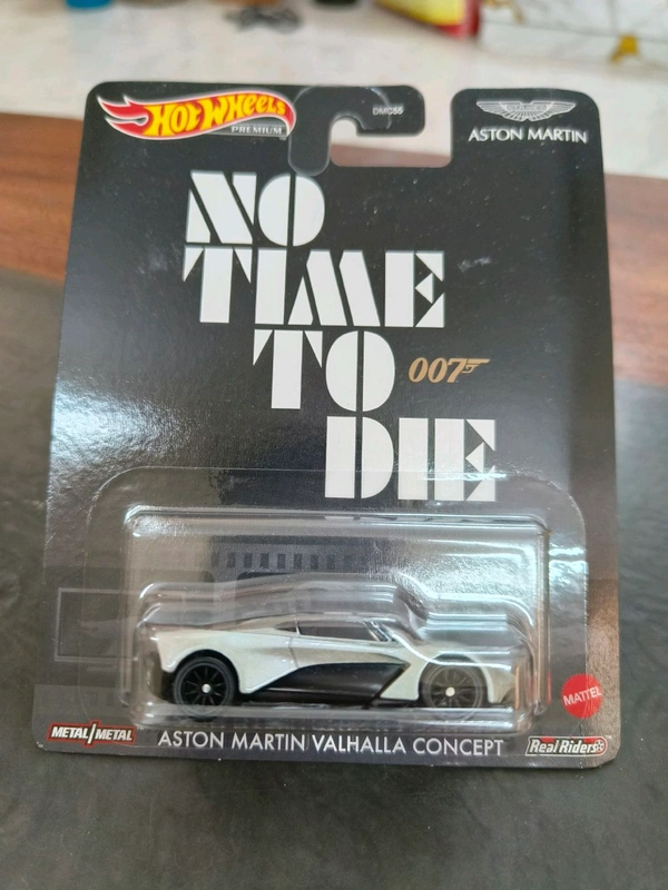 HOT WHEELS Hot Wheels Premium James Bond 007 | Aston Martin Valhalla Concept | No Time To Die | Real Riders | DMC55