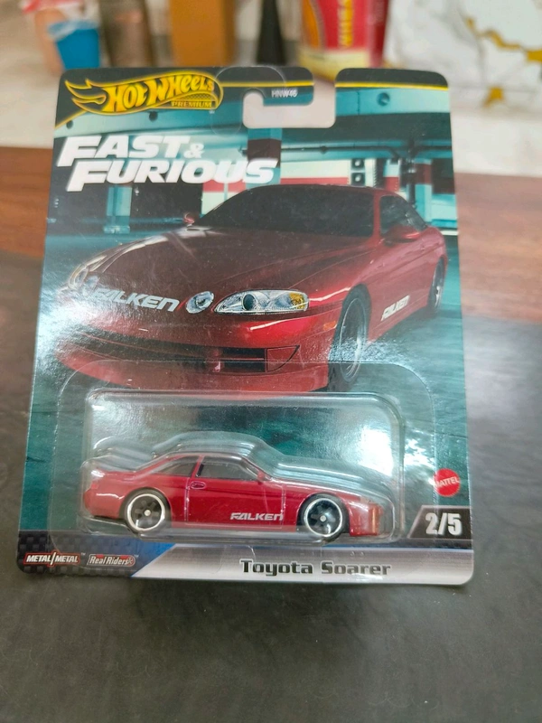 HOT WHEELS Hot Wheels Premium Fast and Furious | Toyota Soarer | Red Falken | Real Riders | HNW46