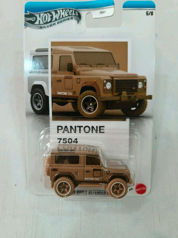 Hot Wheels SILVER SERIES | LAND ROVER DEFENDER 90 PANTONE 7504 | JKY47 | 5/6