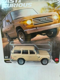 Hot Wheels PREMIUM FAST & FURIOUS | TOYOTA LAND CRUISER FJ60 | HNW46 | 5/5 | Real Riders