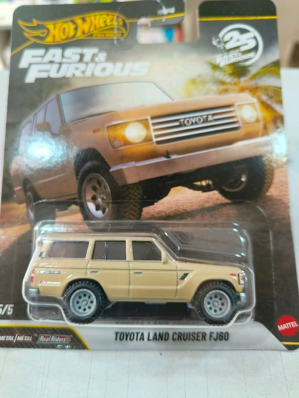Hot Wheels PREMIUM FAST & FURIOUS | TOYOTA LAND CRUISER FJ60 | HNW46 | 5/5 | Real Riders