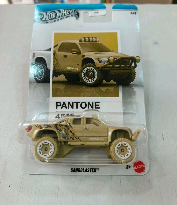 Hot Wheels SILVER SERIES | SANDBLASTER | PANTONE 4515 | JKY47 | 4/6