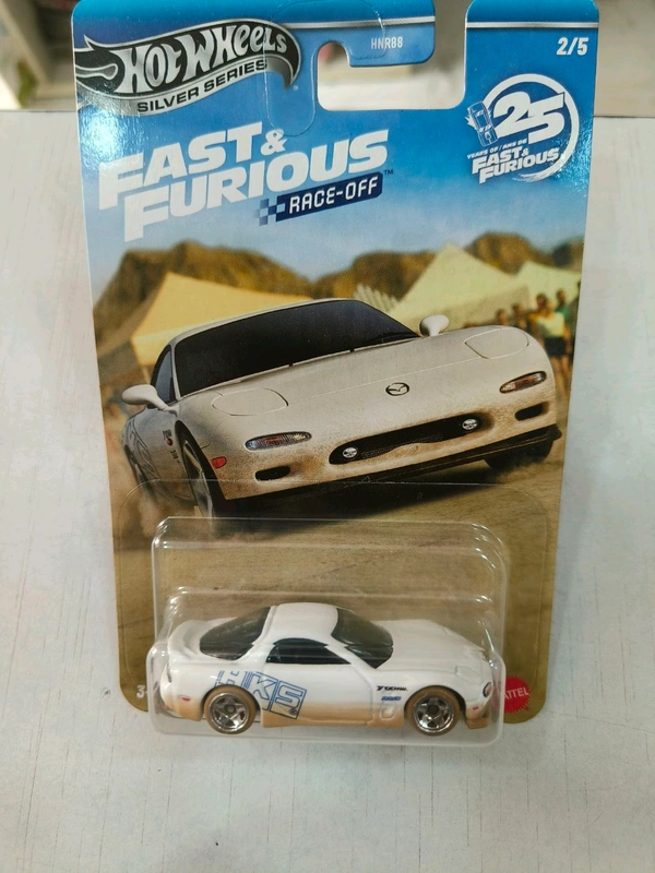Hot Wheels SILVER SERIES | FAST & FURIOUS RACE-OFF | 1995 MAZDA RX-7 | HNR88 | 2/5