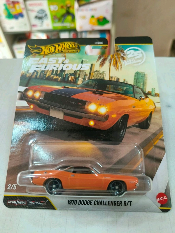 Hot Wheels PREMIUM FAST & FURIOUS | 1970 DODGE CHALLENGER R/T | HNW46 | 2/5 | Real Riders
