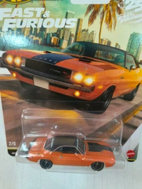 Hot Wheels PREMIUM FAST & FURIOUS | 1970 DODGE CHALLENGER R/T | HNW46 | 2/5 | Real Riders