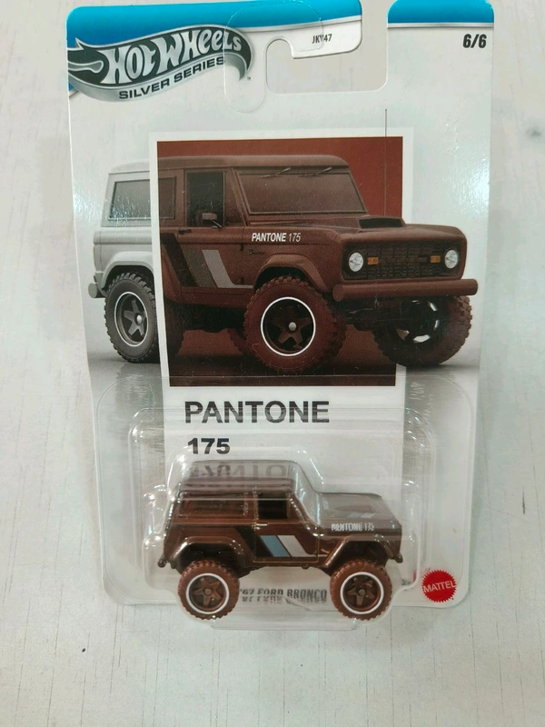 Hot Wheels SILVER SERIES | '67 FORD BRONCO PANTONE 175 | JKY47 | 6/6