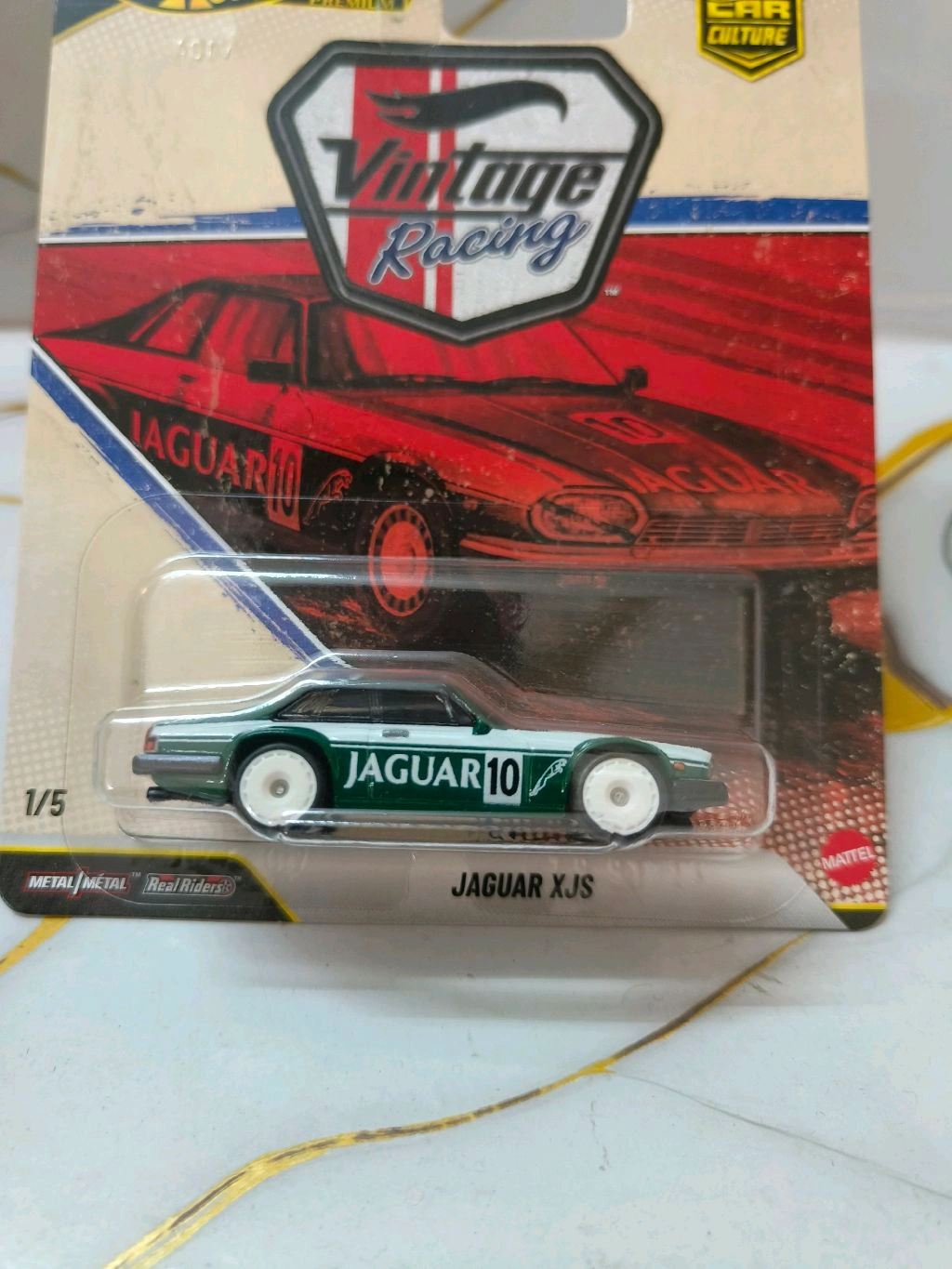 Hot Wheels PREMIUM CAR CULTURE VINTAGE RACING | JAGUAR XJS | FPY86