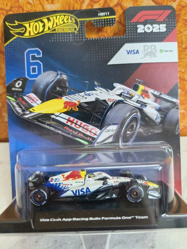 HOTWHEELS Hot wheels Premium 2025 | Visa Cash App Racing Bulls Formula One Team (#6) | FORMULA 1 | HRV11