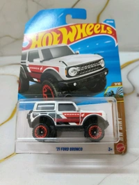Hot Wheels 21 FORD BRONCO | HW Dirt | White | 213/250