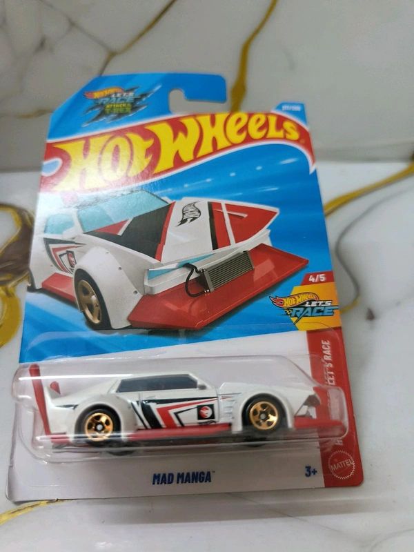 Hot Wheels MAD MANGA | Hot Wheels Let's Race | White| Treasure Hunt | 217/250
