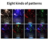 Master Rotating 360 Degree Moon Night Light Lamp (Multi Color,Pack of 1)