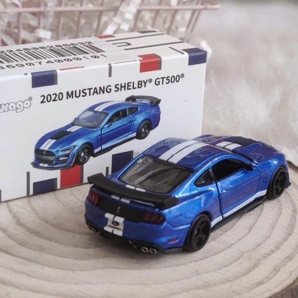 BURAGO Burago |2020 MUSTANG SHELBY GT500 | BLUE | Scale 1:64