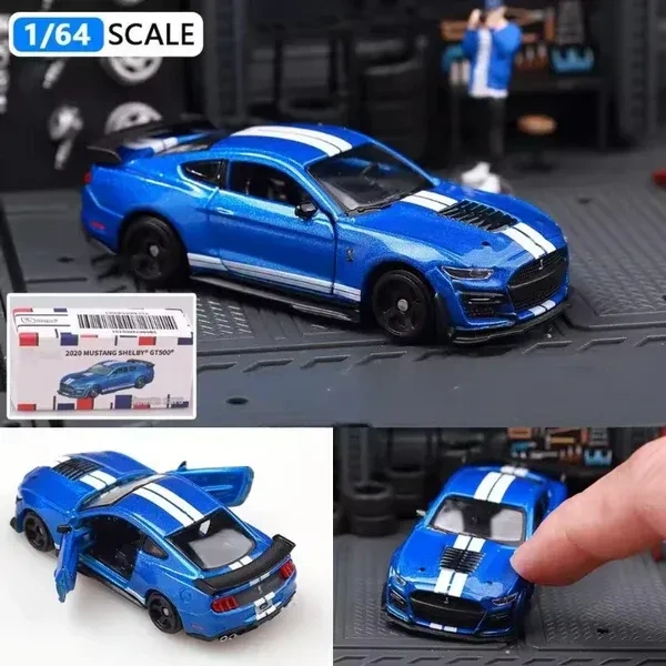 BURAGO Burago |2020 MUSTANG SHELBY GT500 | BLUE | Scale 1:64