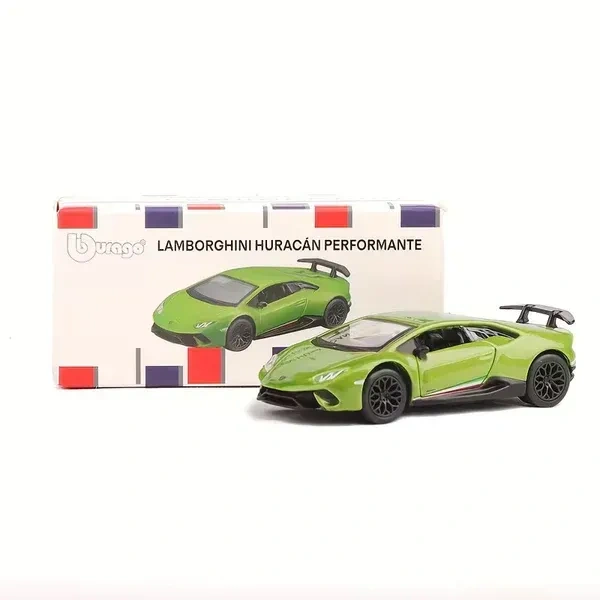 BURAGO Burago | LAMBORGHINI HURACAN PERFORMANTE | GREEN| Scale 1:64