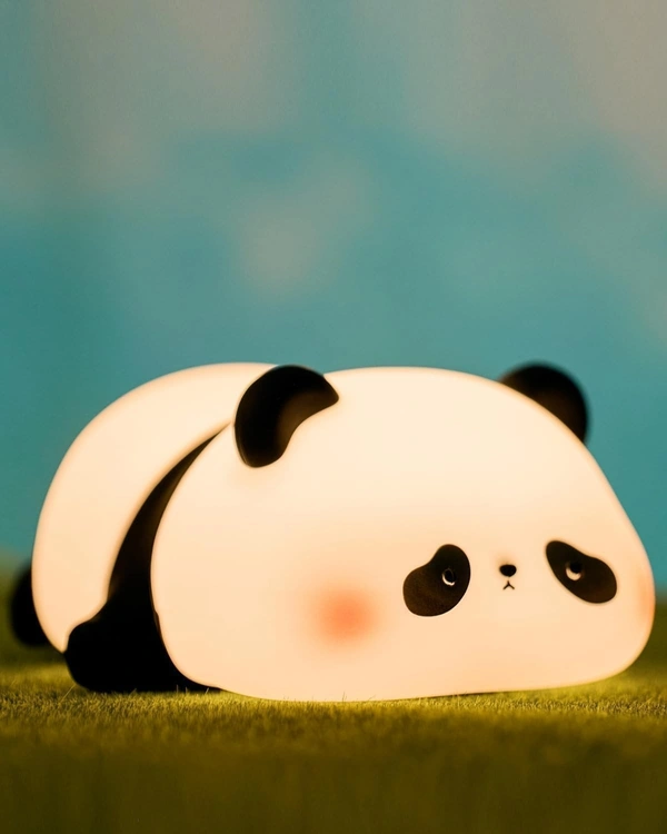moody panda Silicone lamp Cute Rechargeable Sleeping Panda