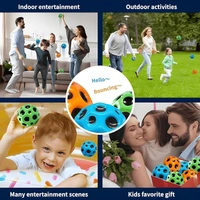 Super High Bouncing Ball, Super Hot Moon Ball and Space Balls for Kids and Adults,Improve Hand-Eye Coordination Bubble Ball Space Galaxy Bouncy Ball Easy to Grip (Multicolor, 2 Pack)