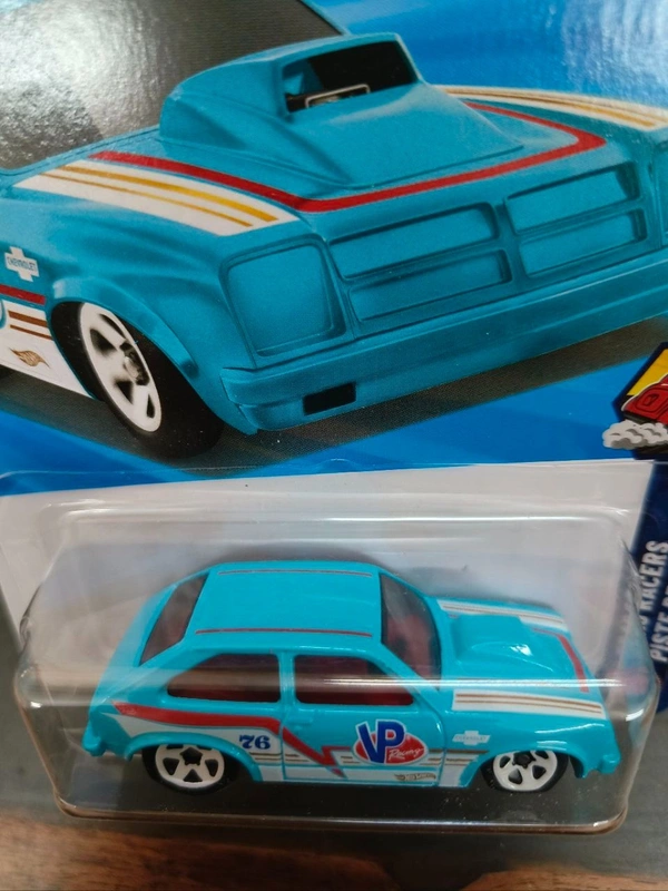 Hot Wheels 76 Chevy Chevette | Drag Racers | Light Blue | IMPORTED | 76/250
