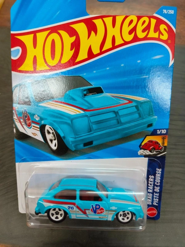 Hot Wheels 76 Chevy Chevette | Drag Racers | Light Blue | IMPORTED | 76/250