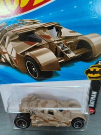 Hot Wheels The Dark Knight batmobile | Batman | Cream | IMPORTED | 51/250